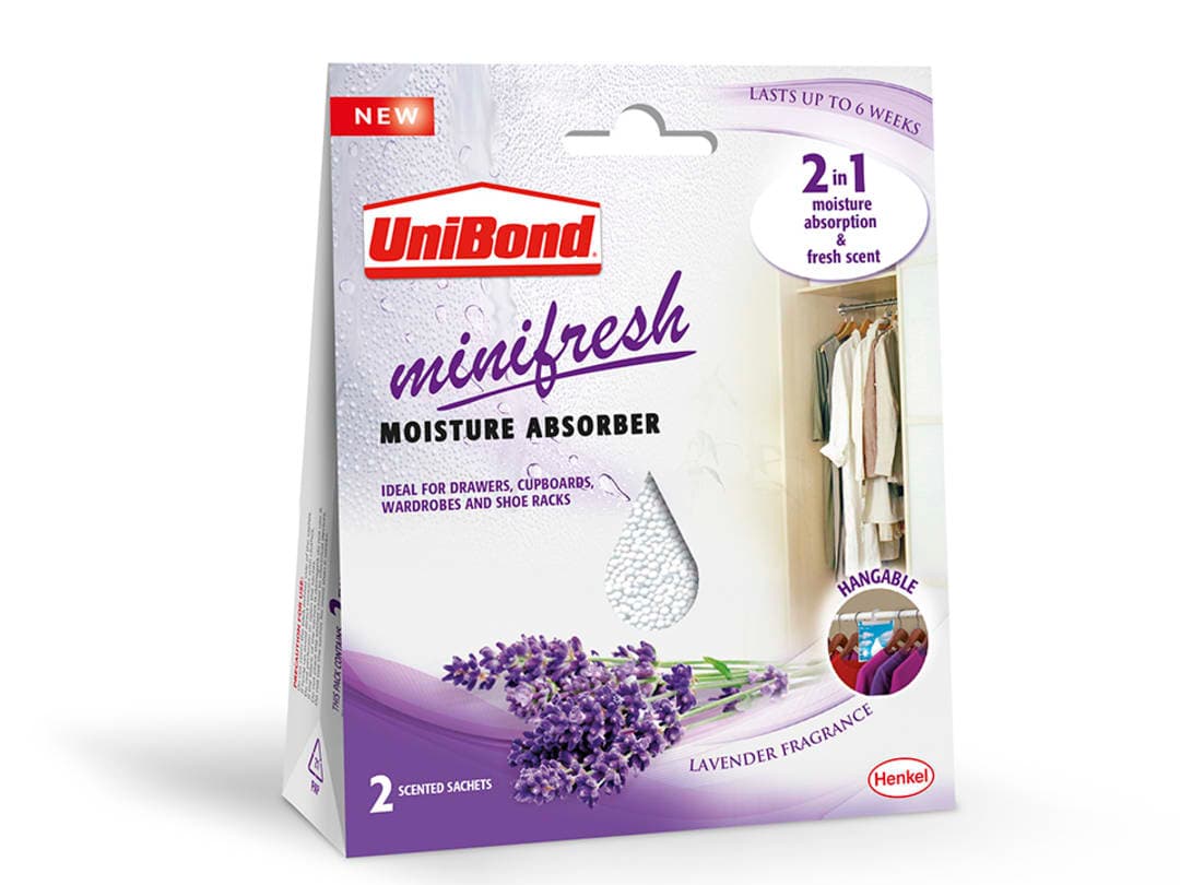 UniBond Minifresh Moisture Absorbent Sachet Lavender 2675556 2675556