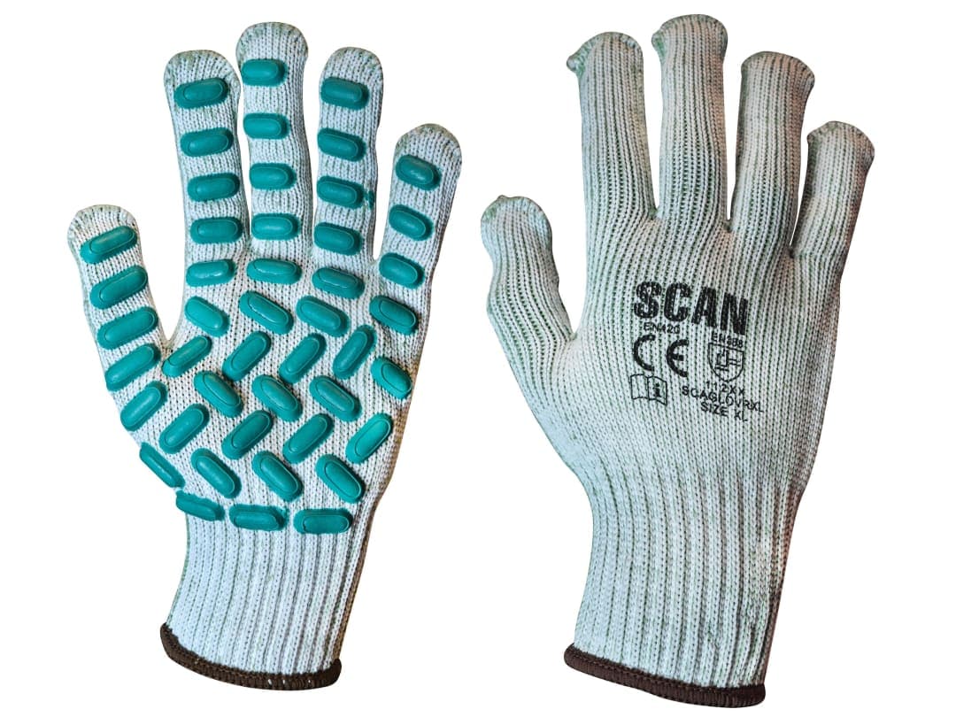 Scan Vibration Resistant Latex Foam Gloves - XL (Size 10) L8500