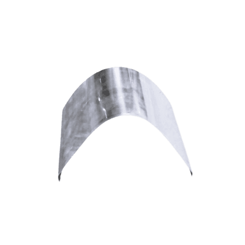 Zinc Curved / Half Round Roof Ridge - 230mm Side x 2.4mtr