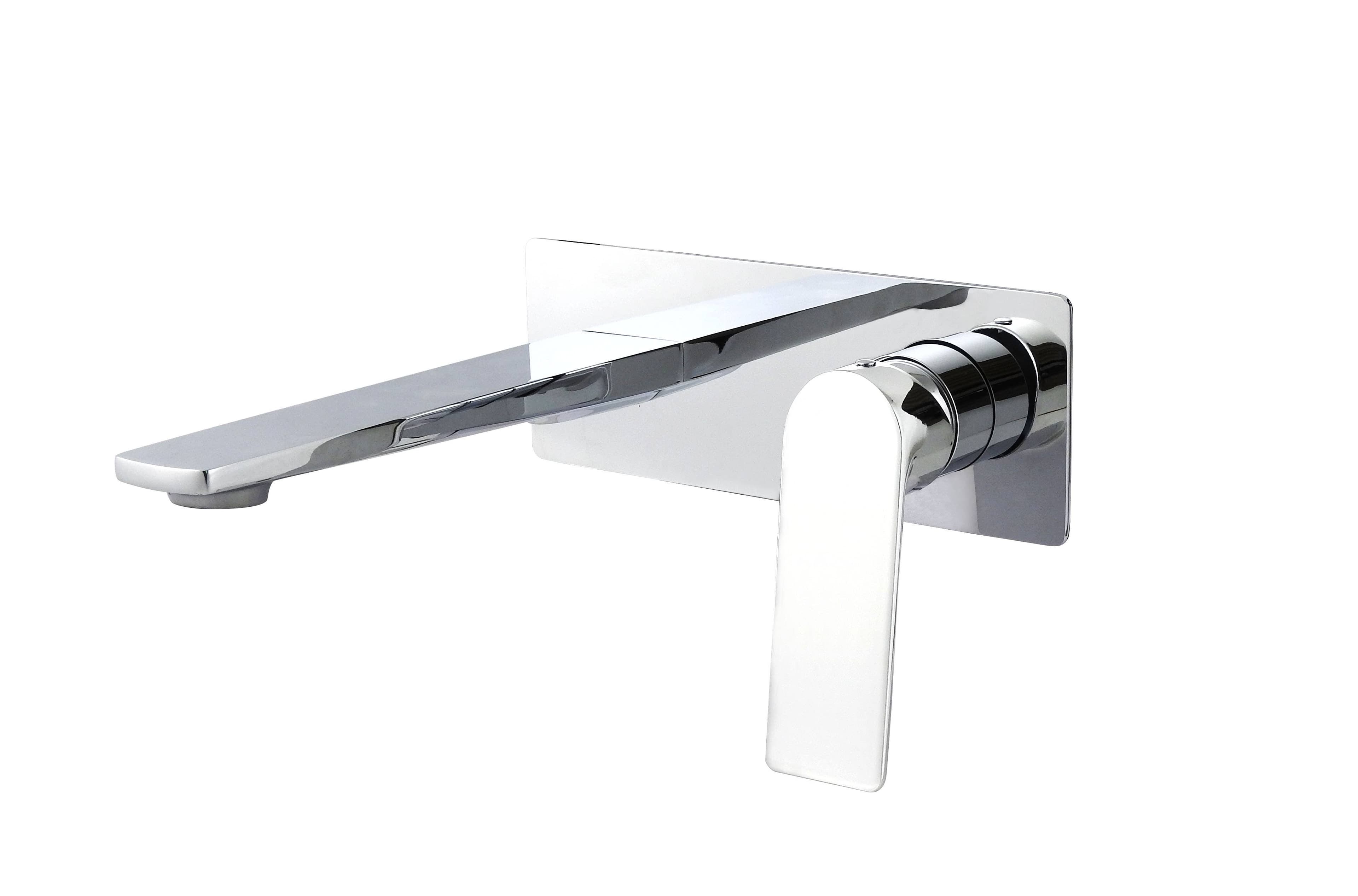 Balmoral Wall Mounted Bath Filler Tap - incl. EZ Box - Chrome