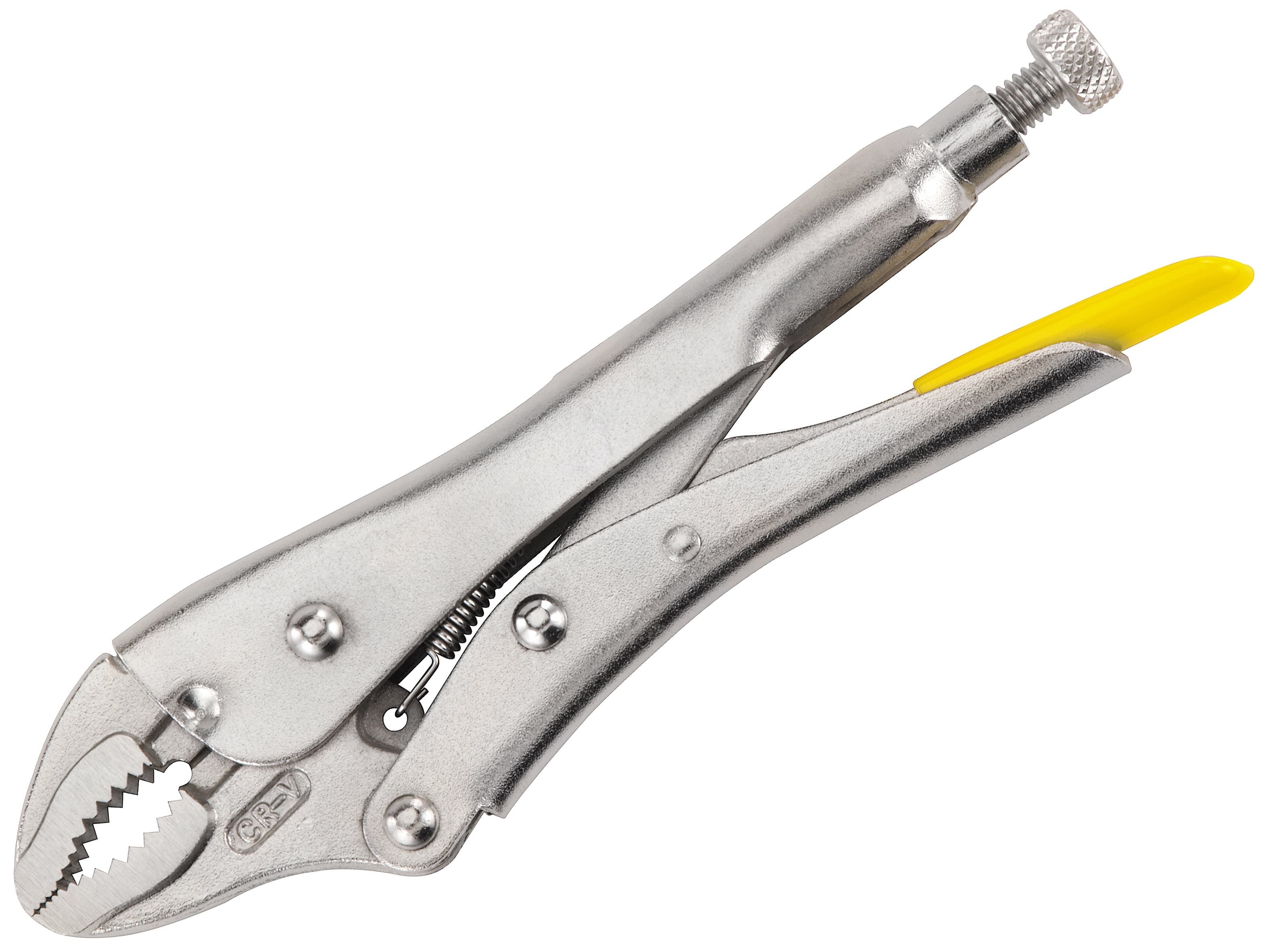 Stanley Curved Jaw Locking Pliers - 225mm - Chrome