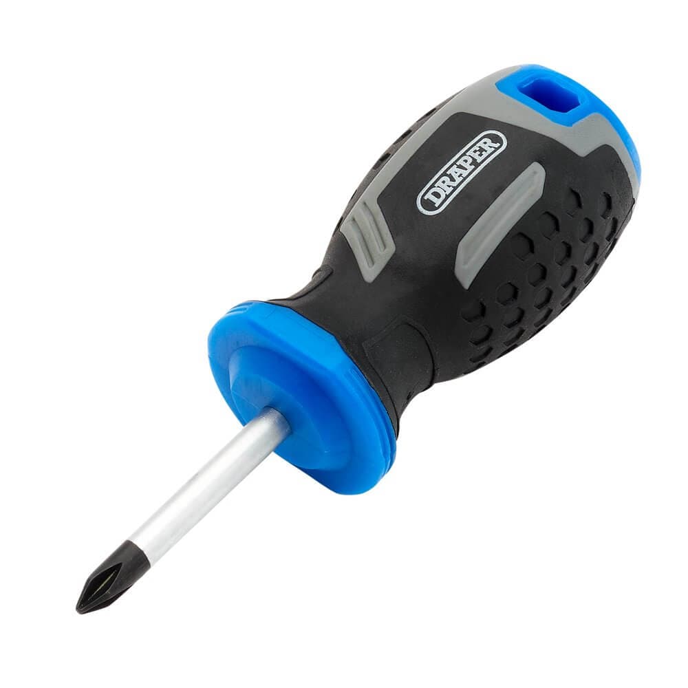 Draper Phillips Soft Grip Screwdriver Ph1 X 38Mm Pk 1 13356