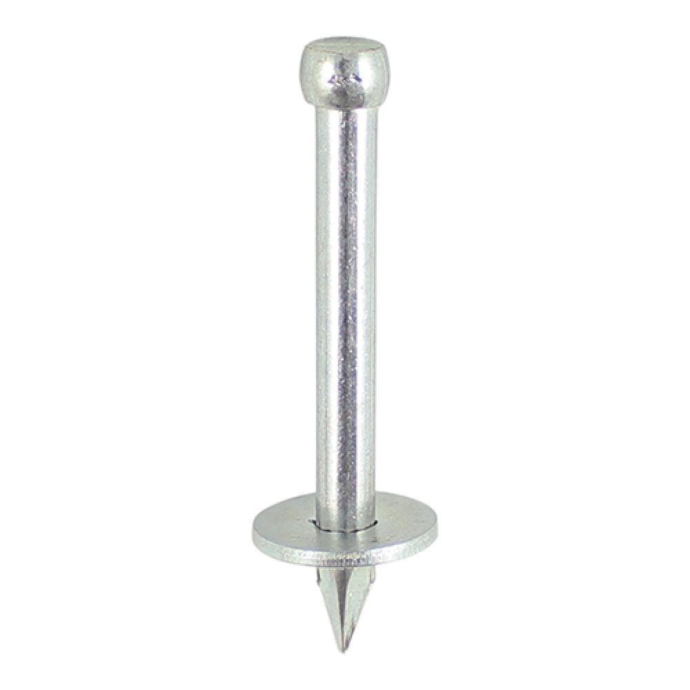 Timco WMN50 Masonry Nails - Washered - Zinc 50 X 3.70 Box 100