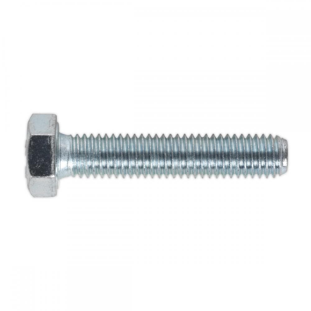 Sealey SS840 Ht Setscrew M8 X 40Mm 8.8 Zinc Pack Of 50
