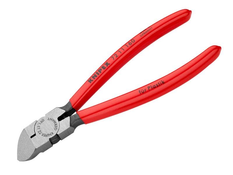 Knipex Diagonal Cutters For Plastics 160Mm 72 11 160 SB