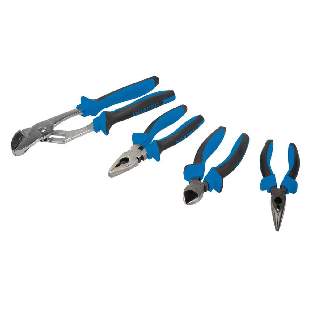 Draper 81147 Soft Grip Pliers Set (4 Piece) per set