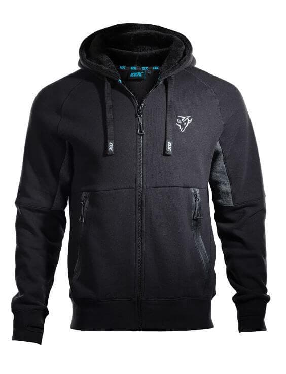 Ox Tools OX-W552902 Ox Zip Through Hoodie - Black/Grey - S EA