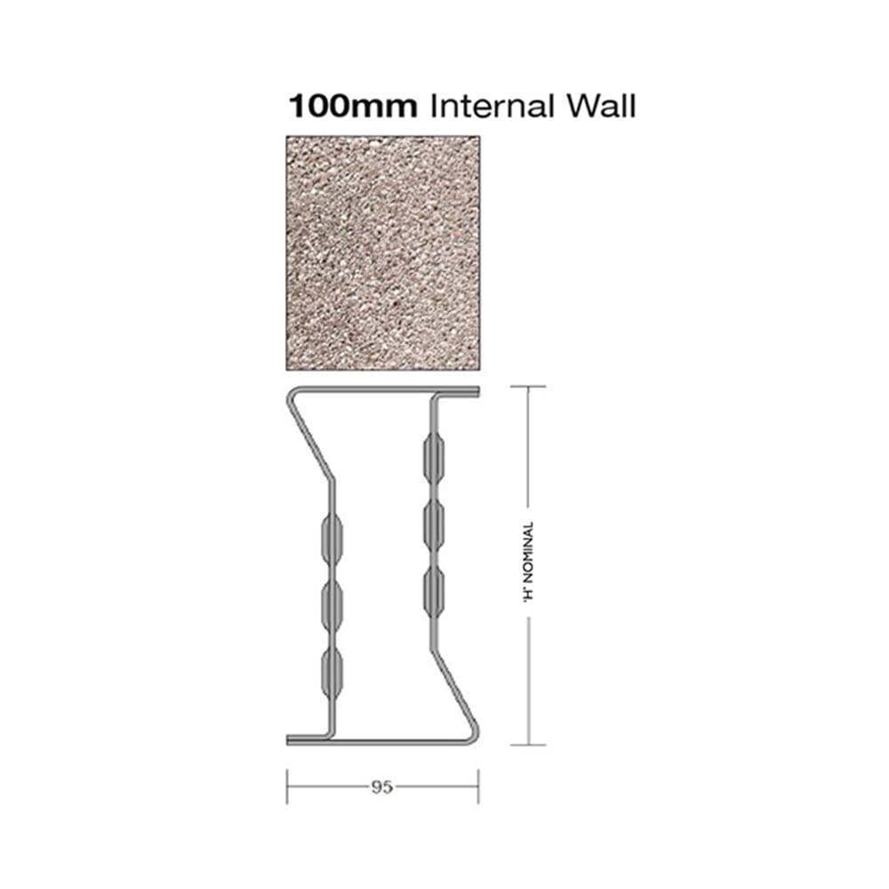 Birtley Extra Heavy Duty Steel Internal Wall Box Lintel 1050mm x 140mm - SB100HDX