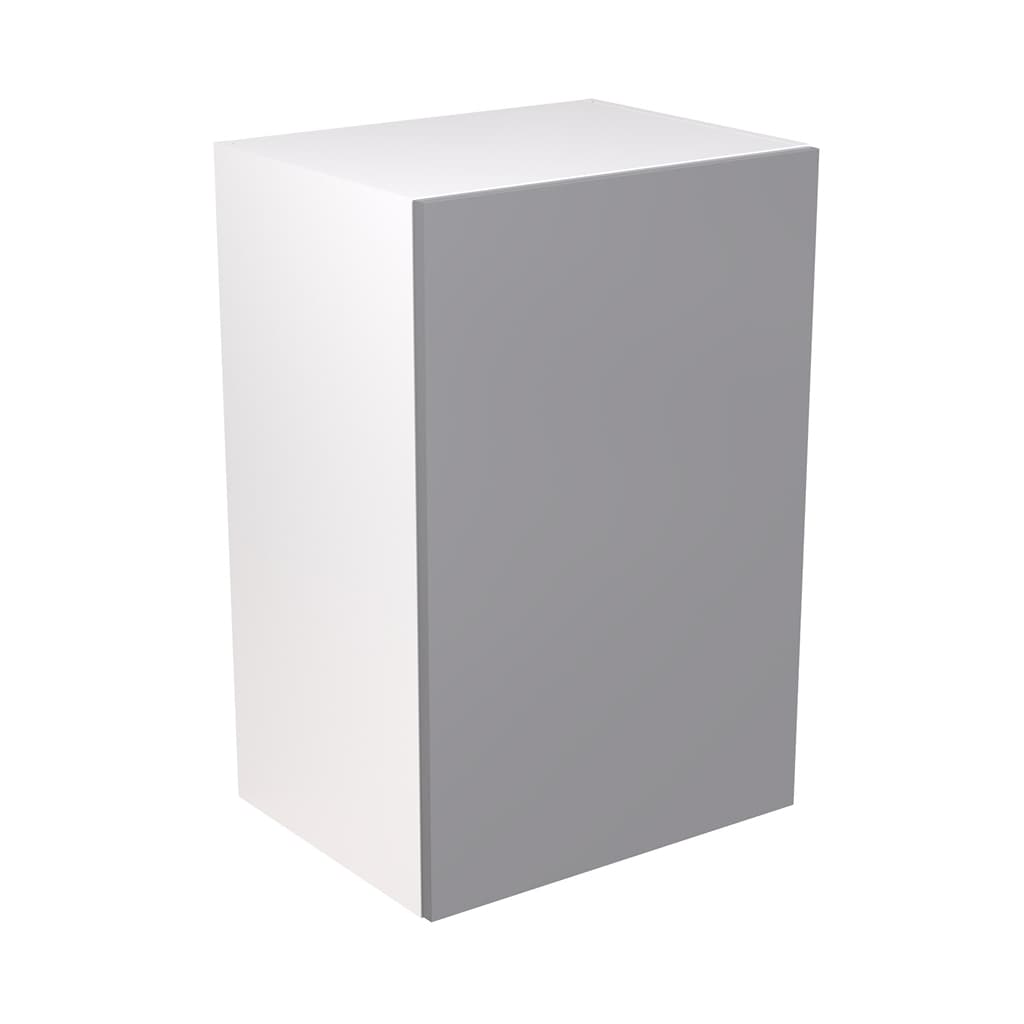 Kitchen Kit Flatpack 900 Boiler Housing Wall Kitchen Cabinet Slab Super Gloss Light Grey