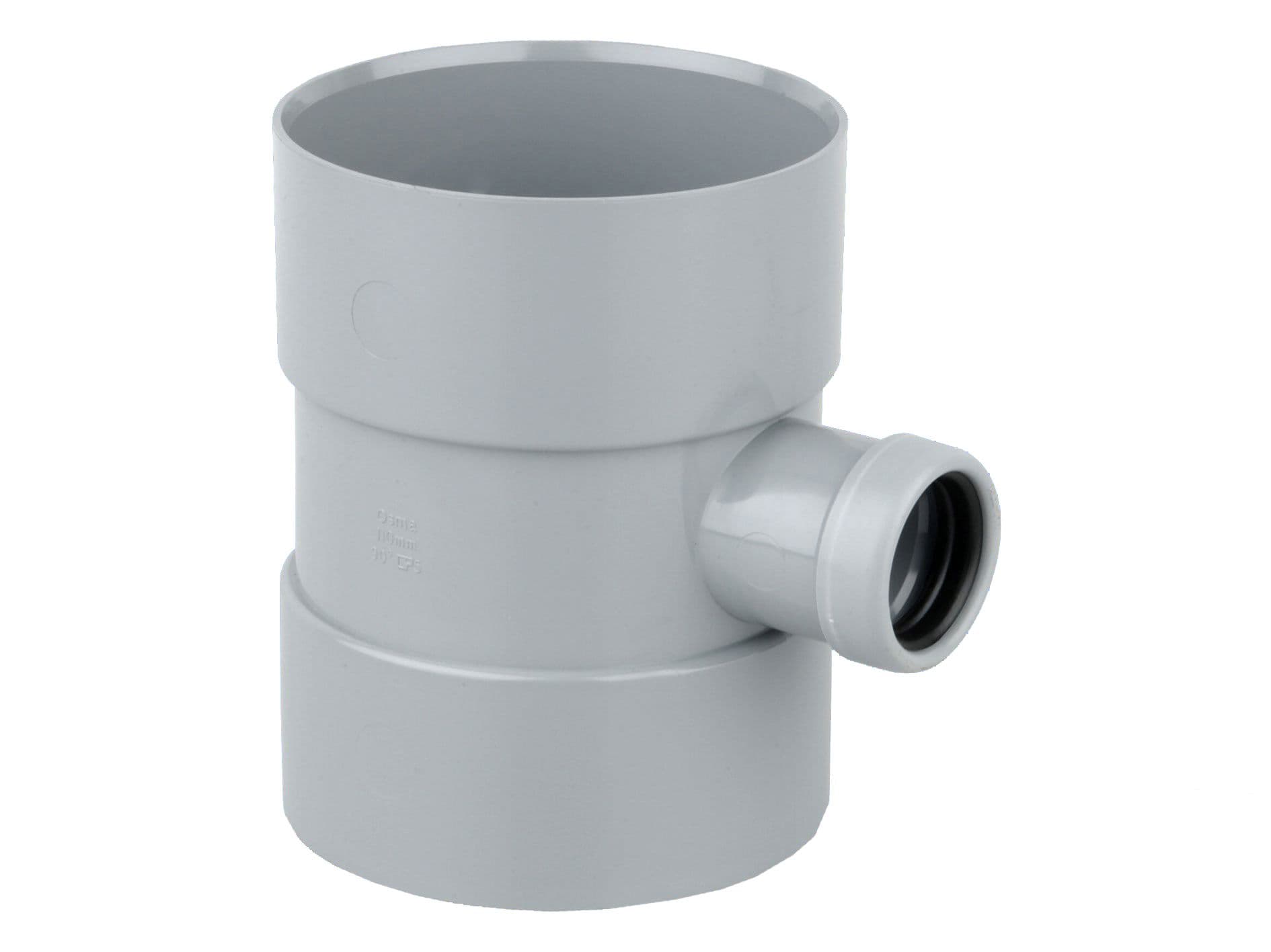Osma Wavin OsmaSoil D/SW bossed pipe (ring seal) 110mm grey