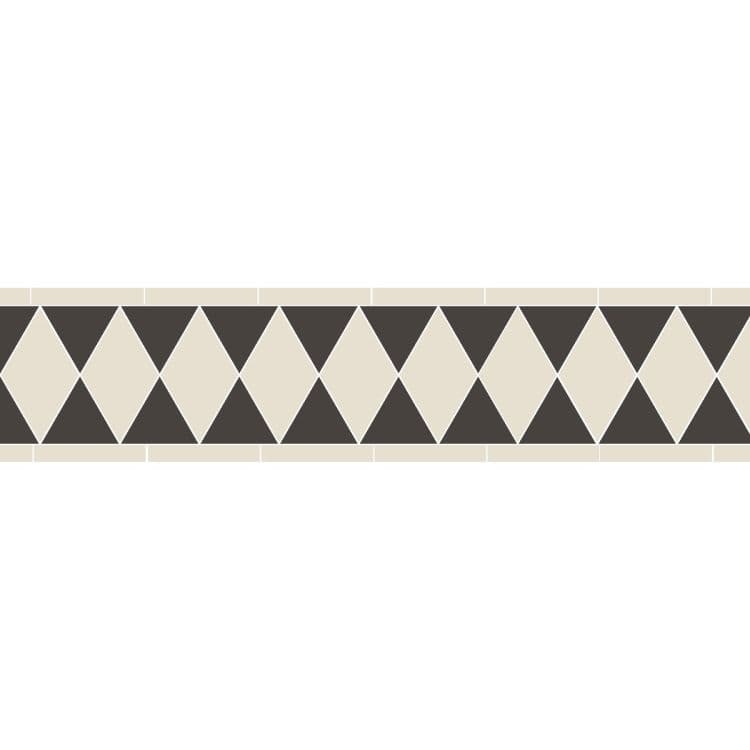 Original Style Victorian Burns Black and Dover White Border