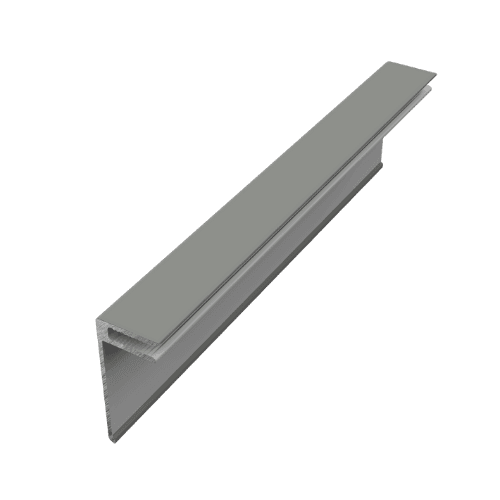 Naturale Cladding Aluminium Ventillator Cover Trim - 3mtr For Grey Cedar - Pack of 2