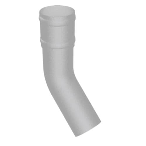 Cast Aluminium Round Downpipe Bend - 112.5 Degree x 63mm PPC