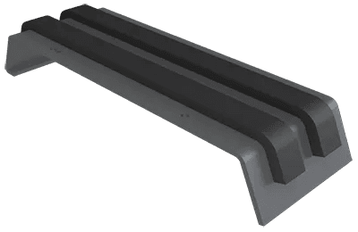Aluminium Coping Union for 200-250mm Wall - 310mm Anthracite Grey (7016 Matt)
