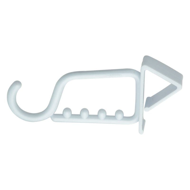 Over The Door Ironing Hook - Hanger Holder - White - 140mm - Decohooks