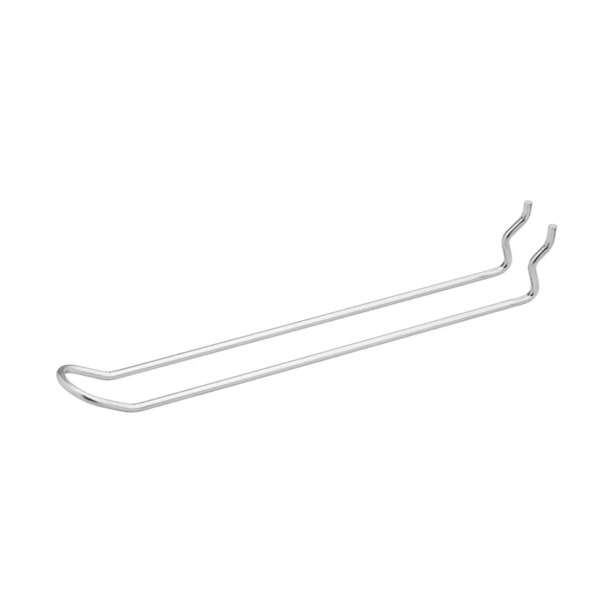 Pegboard hooks looped 8 inches X 3.7mm X 1 inch Pack of 10