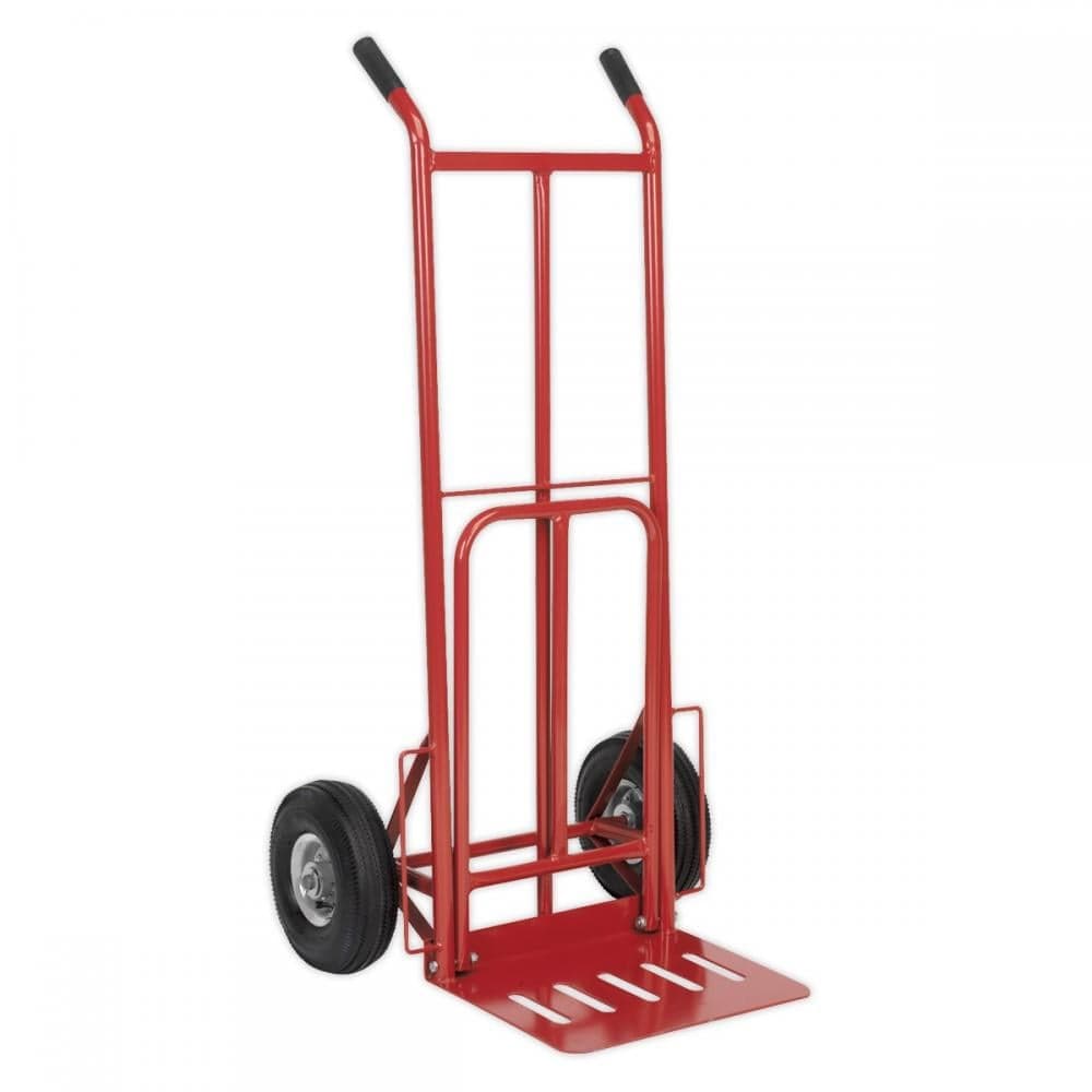 Sealey CST990 Sack Truck With Pneumatic Tyres & Folding 250Kg Capacity