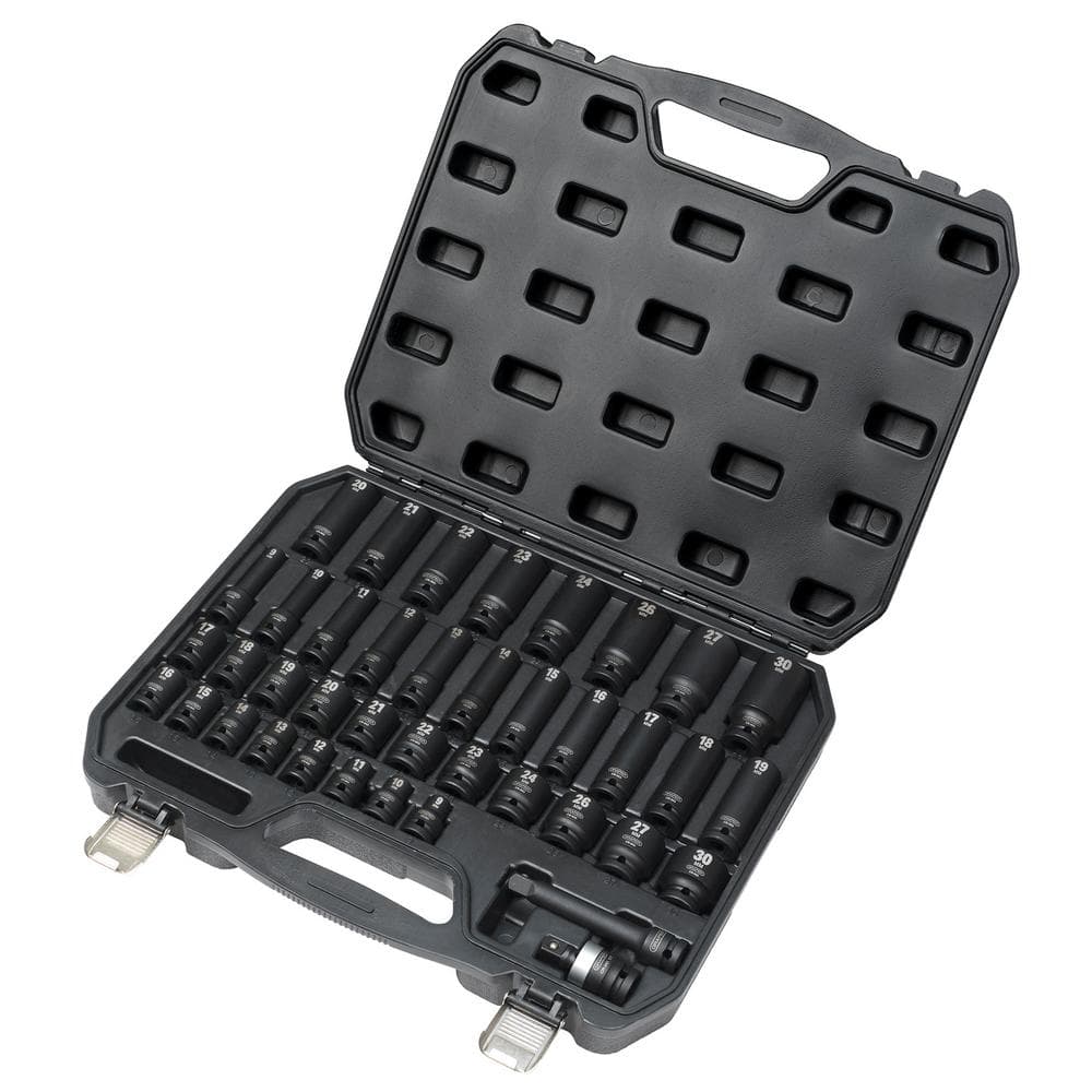 Draper Hi-Torq® Impact Socket Set 1/2in Sq. Dr. (40 Piece) Pk 1 07106