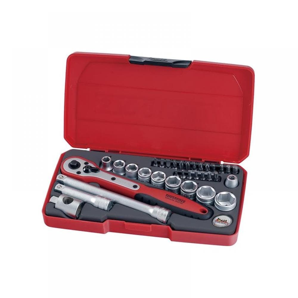 Teng T3834 T3834 Socket & Bit Set Of 34 Metric 3/8In Drive