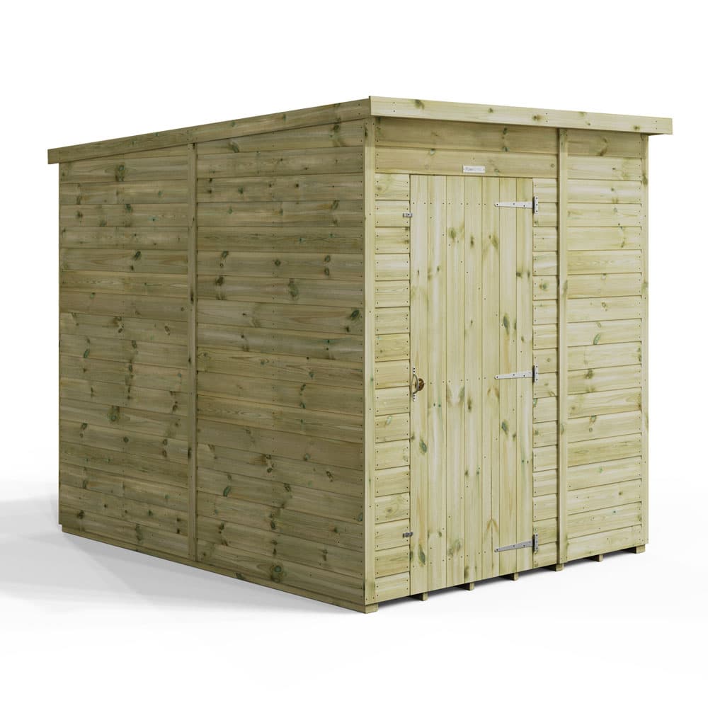 Powersheds 6x8 Premium Powersheds Windowless Pent