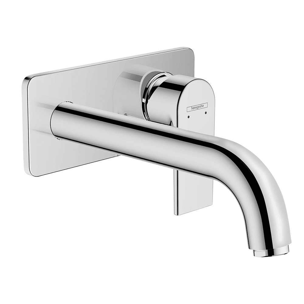 Hansgrohe Vernis Shape Single lever basin mixer for concealed installation wall-mounted with spout 20,7cm - Chrome - 71578000