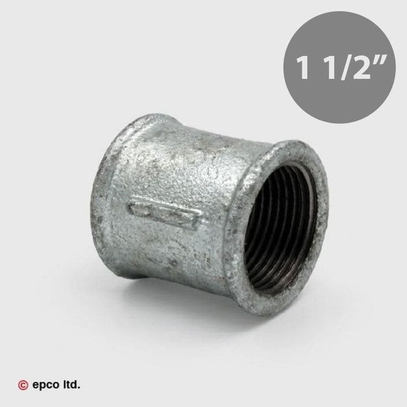 1 1/2" Galvanised Malleable Iron Female Socket