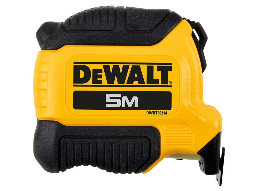 DEWALT Hand Tools Compact Series Tape Measure 5m (Width 28mm) (Metric Only) DWHT38114-0