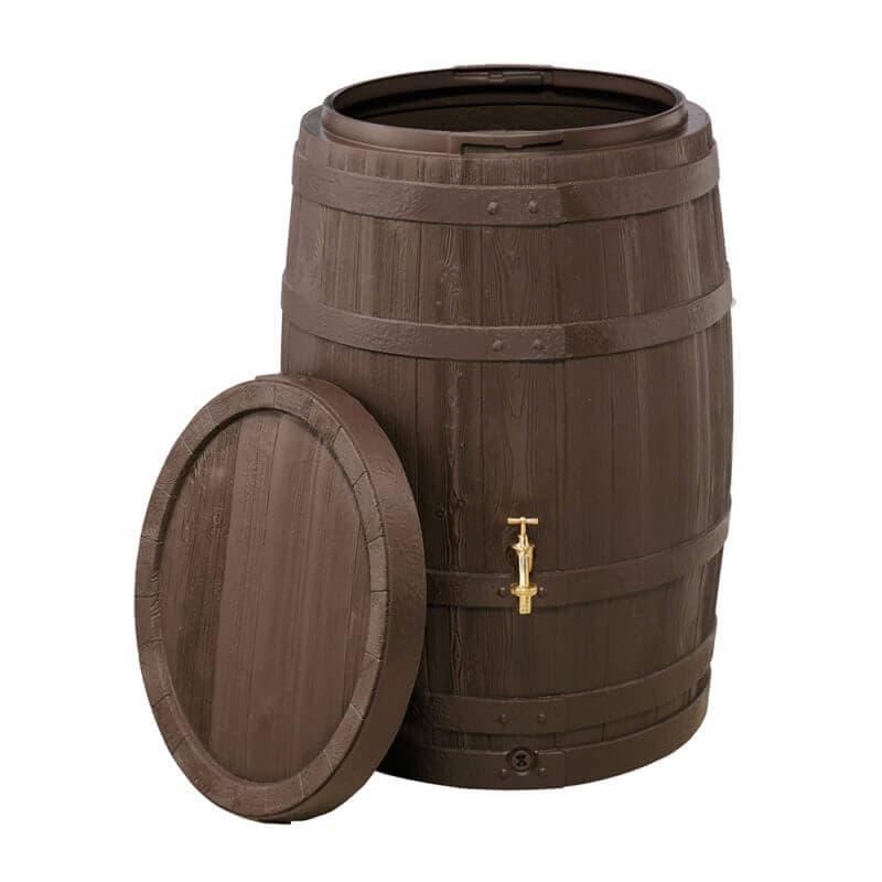Garantia Barrica Barrel Water Butt - Brown 260 Litre