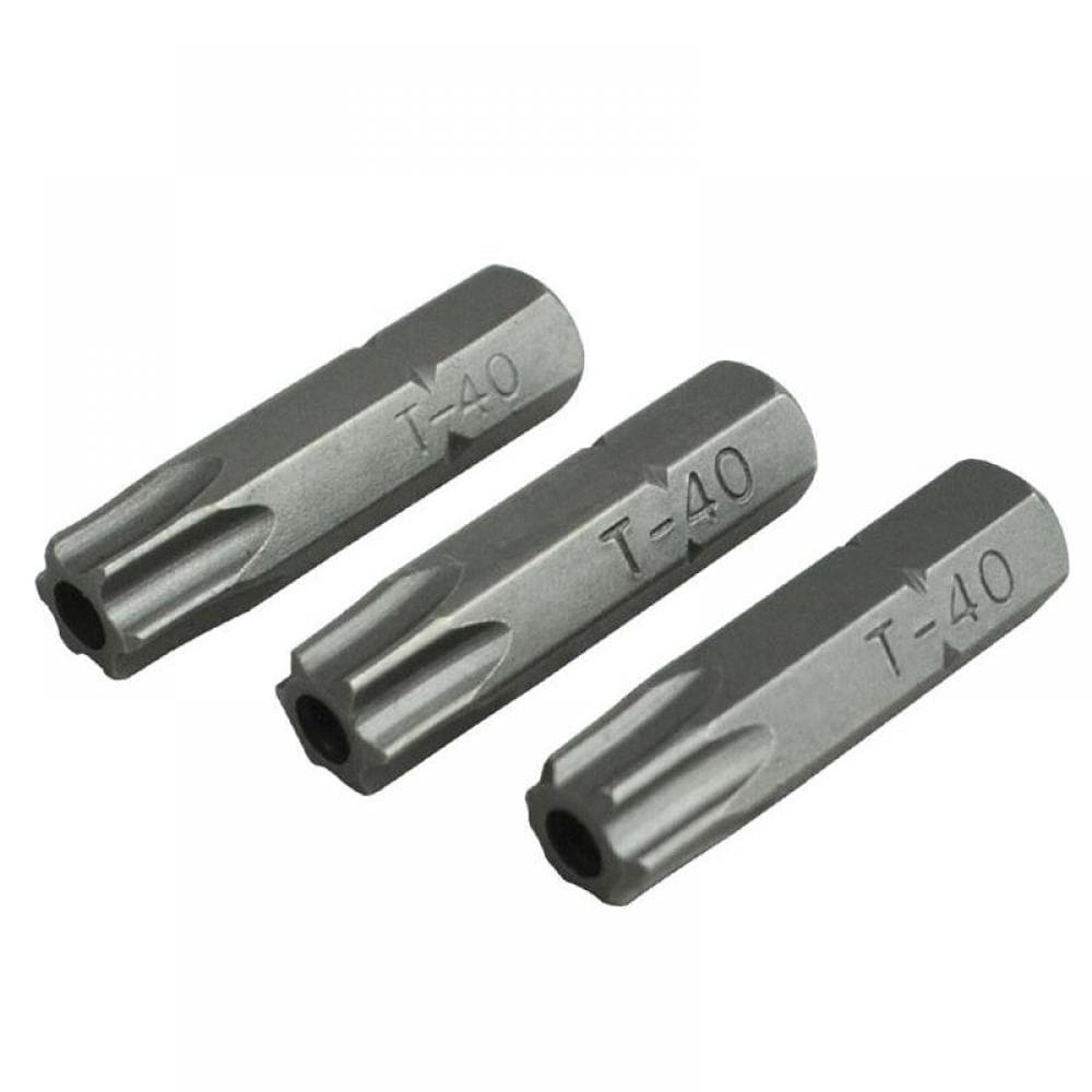 Faithfull Security S2 Grade Steel Screwdriver Bits T40S X 25Mm (Pack 3)