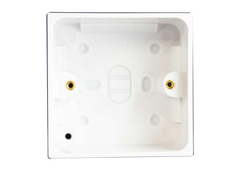 Dencon 8901NB Pattress Box With Earth 1-Gang 45Mm