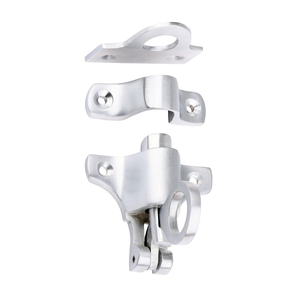Timco Fanlight Catch - Satin Chrome Bag 1 949181