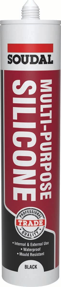 Soudal Multi-Purpose Silicone Black 270Ml 116824