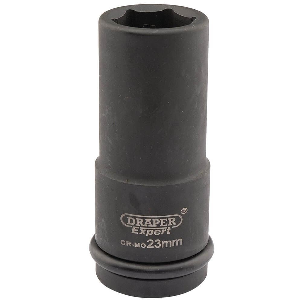 Draper Expert 05055 Expert Hi-Torq® 6 Point Deep Impact Socket 3/4in Sq. Dr. 23Mm each