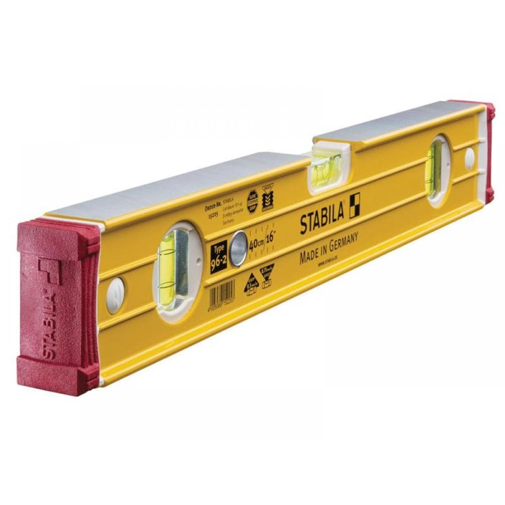 Stabila 15225 96-2-40 Spirit Level 3 Vial 15225 40Cm