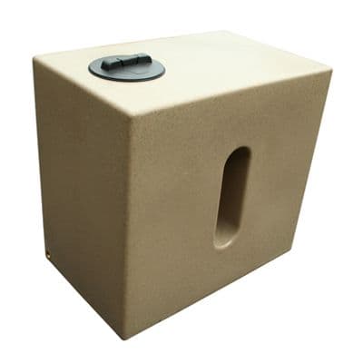500L Cube Rainwater Tank in Sandstone