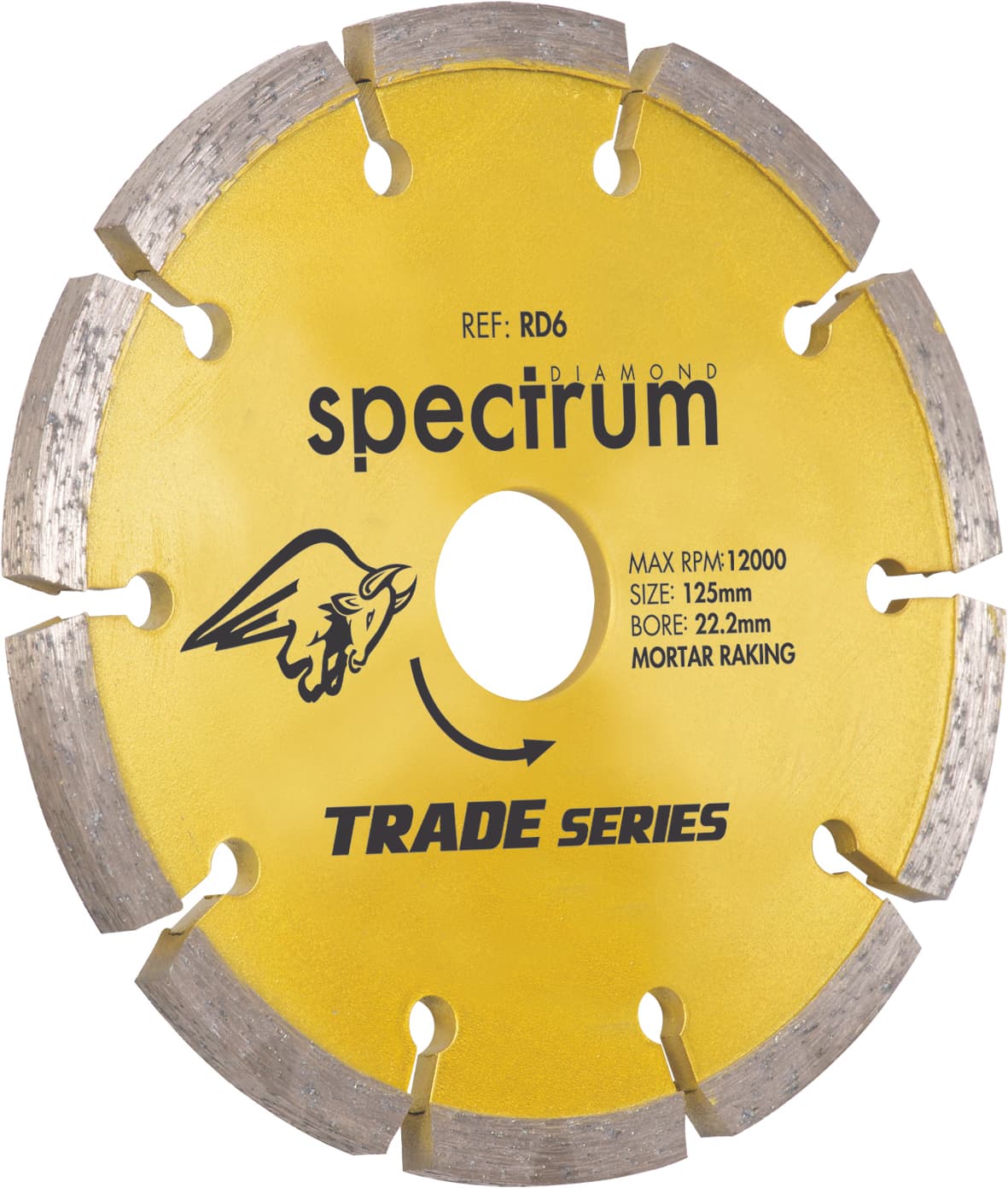 Spectrum Mortar Raking Blade 115 x 22.2mm RD6-116