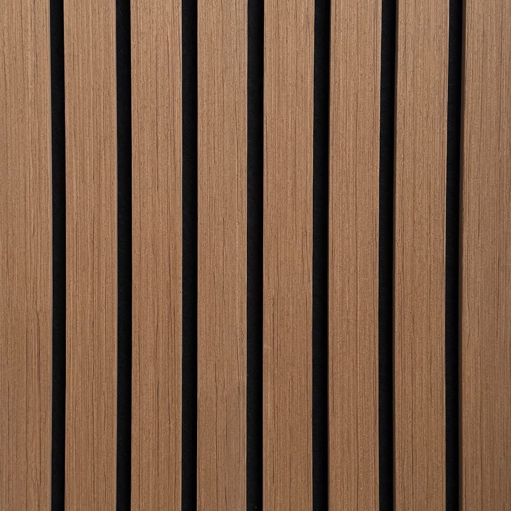 Acoustic Slat Wall Panel Premium (Natural Oak / 8 Slat)