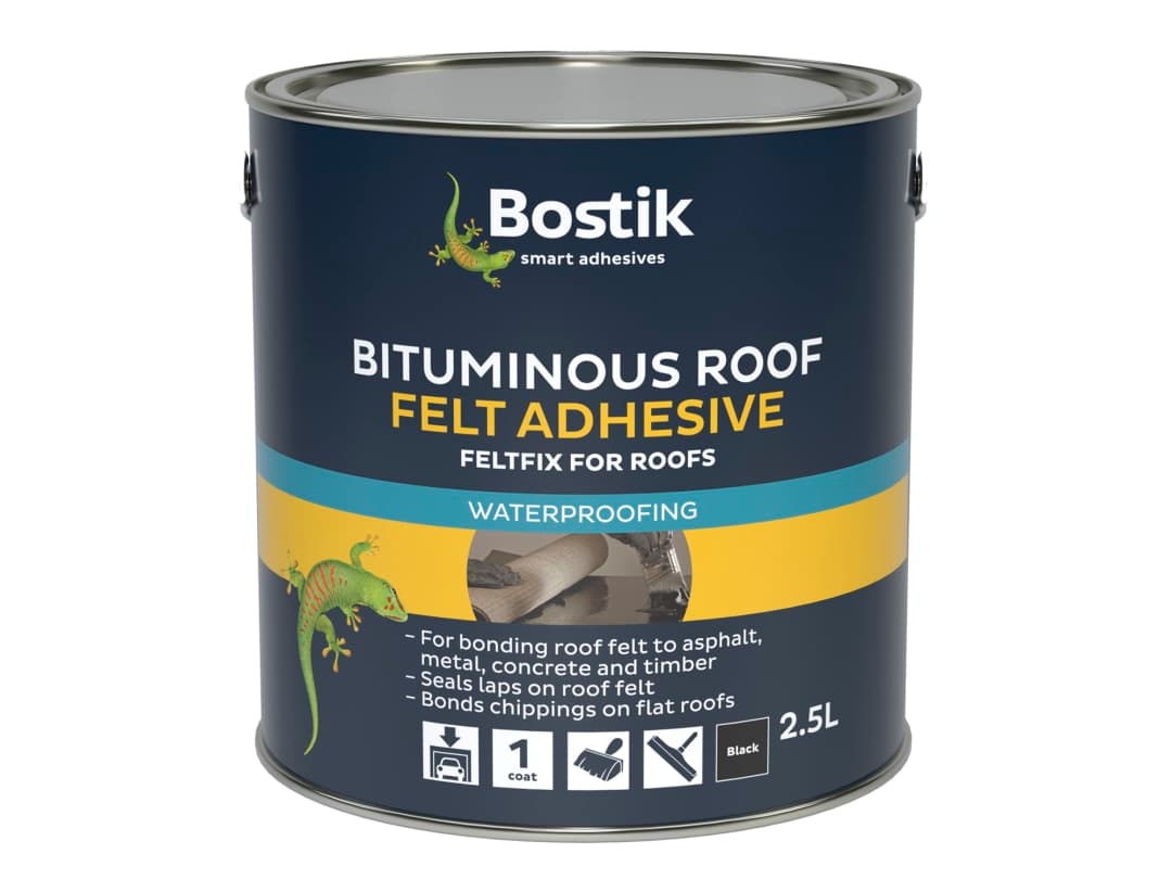 Bostik Feltfix Bituminous Roof Felt Adhesive 2.5 litre 30811934