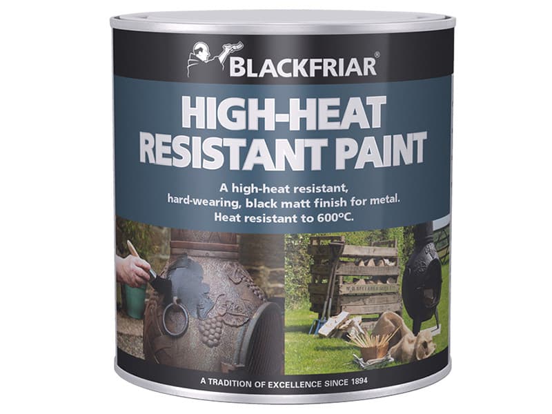 Blackfriar BF0520004F1 High-Heat Resistant Paint Black 250Ml