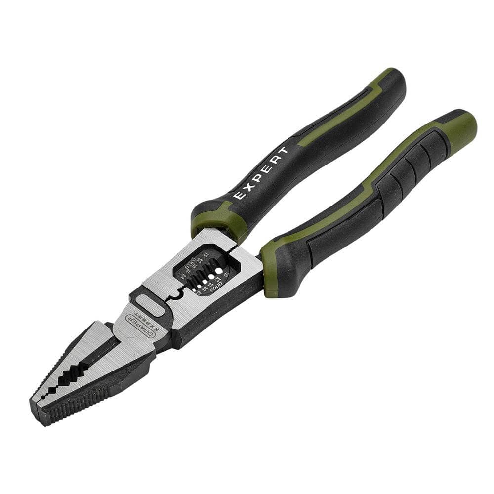 Expert Draper Expert Combination Pliers With Wire Stripper 200Mm each 1 28525