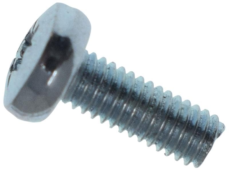 Metalmate® MEMMSPAN0308 Machine Screw Pozi Compatible Pan Head Zp M3 X 8Mm Box 50