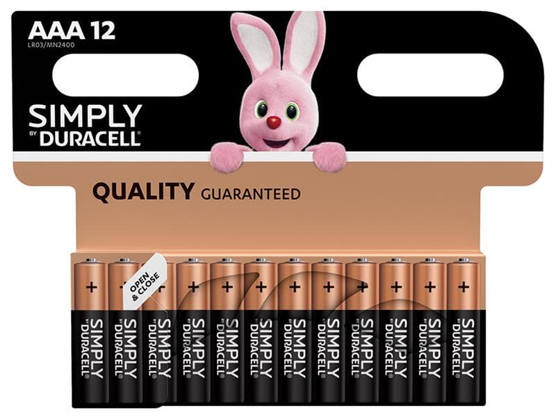 Duracell S5939 Simply Batteries Aaa X 12 S5939