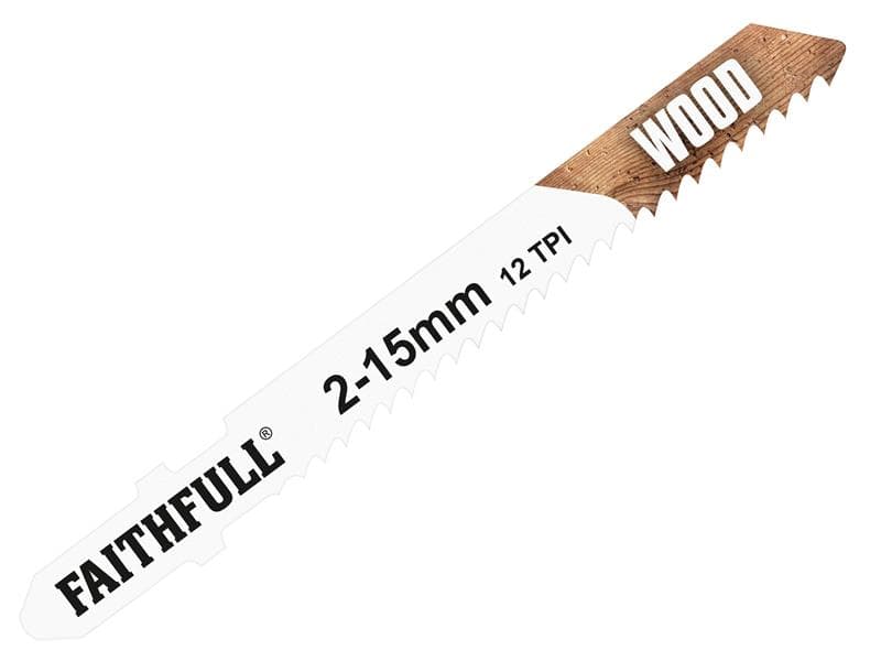 Faithfull Wood Jigsaw Blades Pack Of 5 T119B