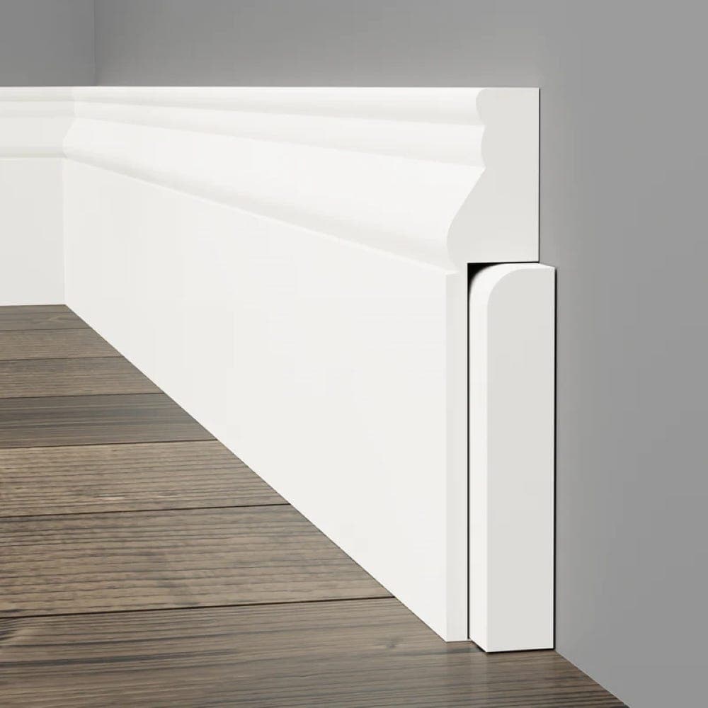 Cesar MDF Skirting Board Cover Unprimed 4100mm x 200mm x 25mm