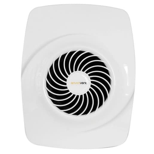 EnviroVent White Filterless Infinity SELV Extractor Fan, 248mm