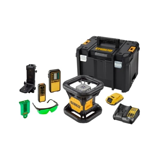DeWalt Green Rotary Laser 600m DCE079D1G-GB