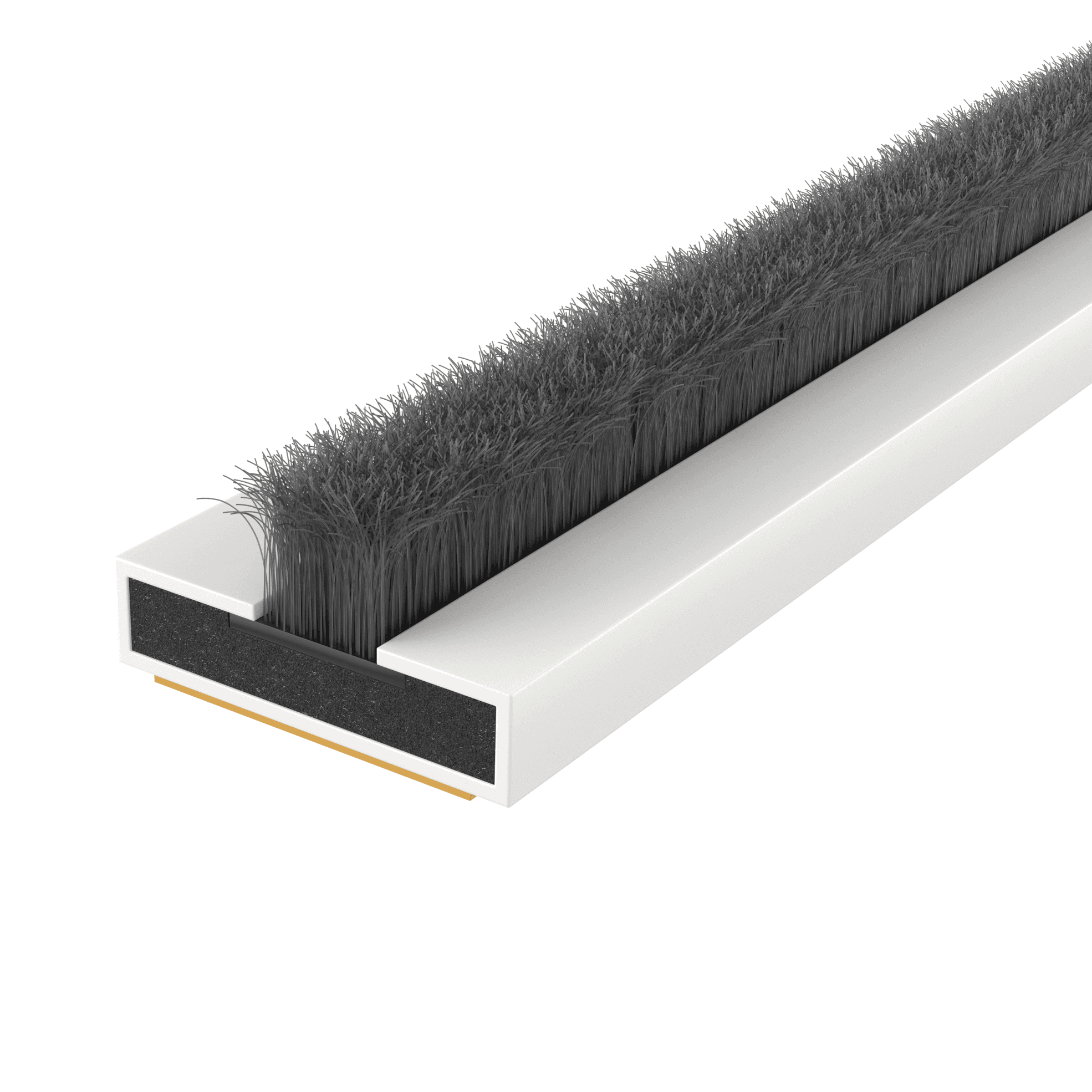 4FireDoors Intumescent Fire & Smoke Seal Single Door Pack White 15 x 4mm