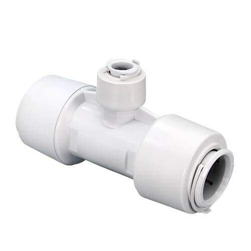 FloPlast Flofit+ Push Fit Reducing Tee - 22mm x 22mm x 15mm - Pack of 5