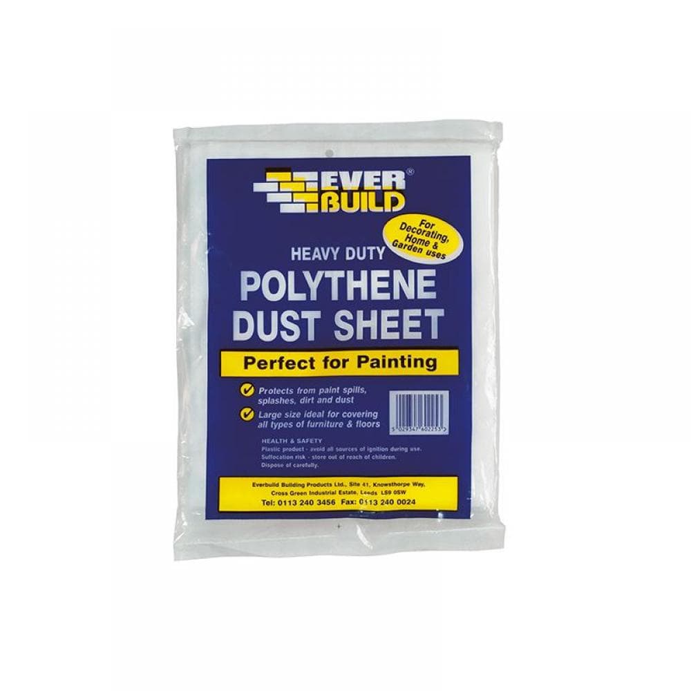 Everbuild Sika 484995 Polythene Dust Sheet 3.6 X 2.7M