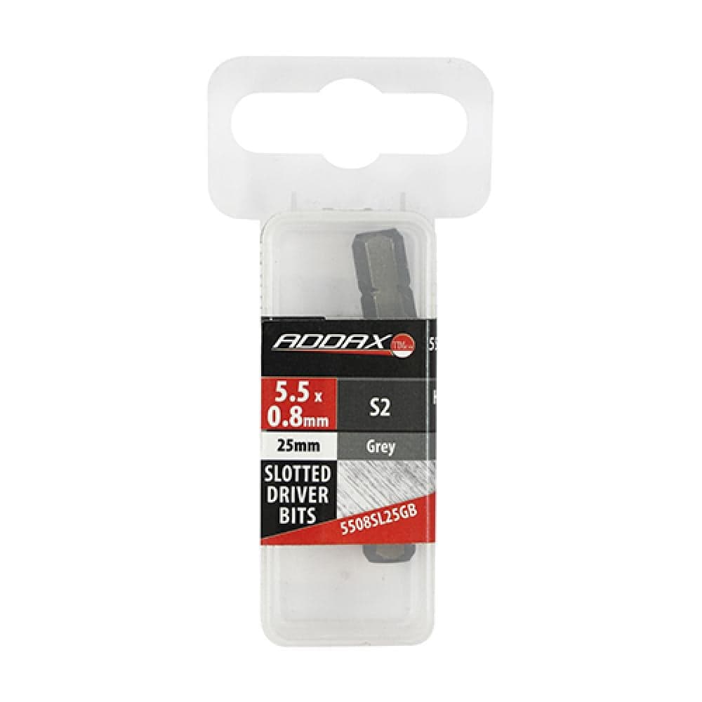 Timco 5508SL25GB S2 Driver Bits - Sl 5.5 X 0.8 X 25 Blister Pack 2
